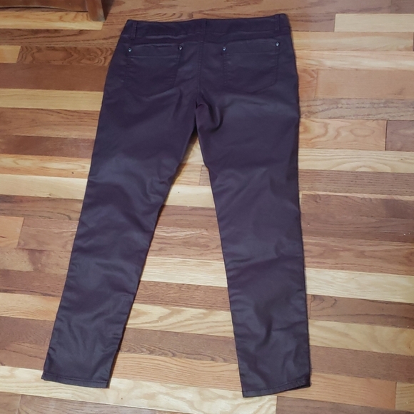 Mudd juniors Jeans pants size 13 leathery finish - Picture 4 of 5